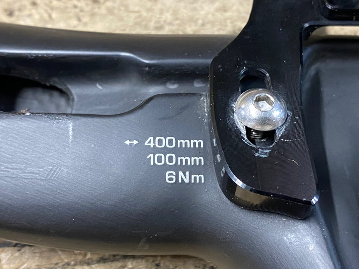 JY300 ヴィジョン Vision メトロン METRON 5D BIANCHI 一体型カーボンハンドル 100mm 400mm ※ケーブルカバー欠品