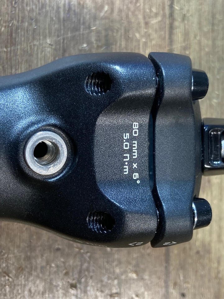 JV815 スペシャライズド SPECIALIZED TARMAC STEM アルミ ステム 黒 80mm 6° Φ31.8