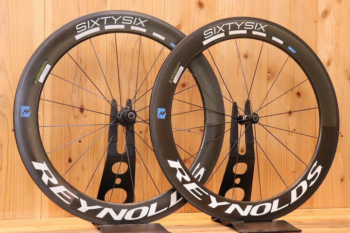 レイノルズ REYNOLDS SIXTYSIX SLG カーボン クリンチャー ホイールセット シマノ 11S/12S ナローリム 【芦屋店】