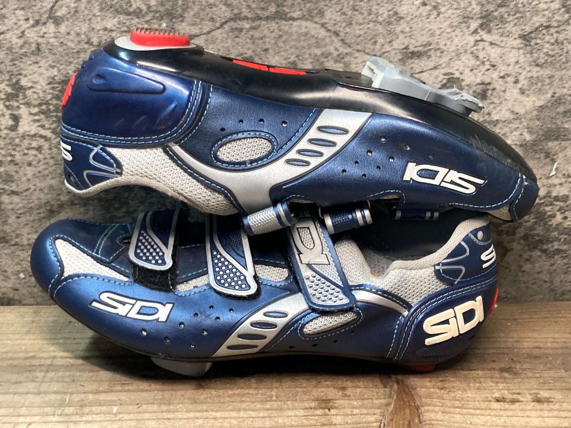 JR969 シディ SIDI ZETA ビンディングシューズ 3穴 青 EU42 1/2 – BICI