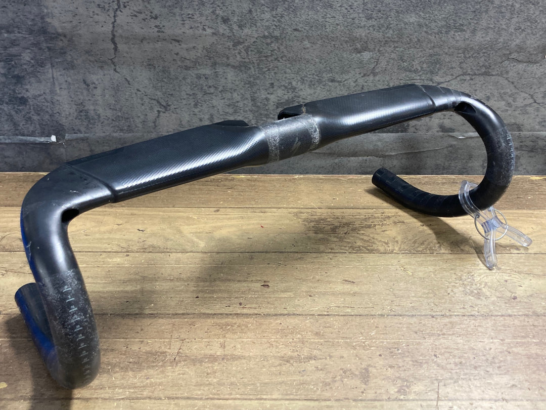 KQ249 スペシャライズド SPECIALIZED AEROFLY2 エアロフライ2 カーボンドロップハンドル 400mm Φ31.8 ※ケーブルトランジションキャップボルト錆、固着