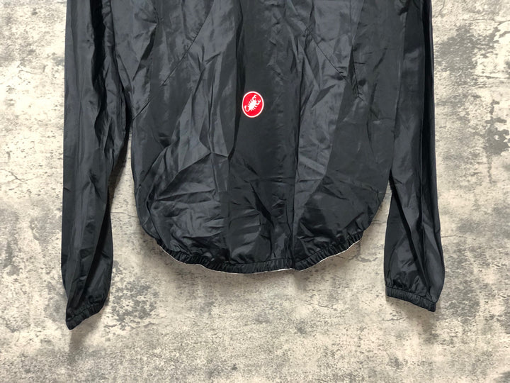 KJ897 カステリ CASTELLI ウインドブレイカー 黒 S