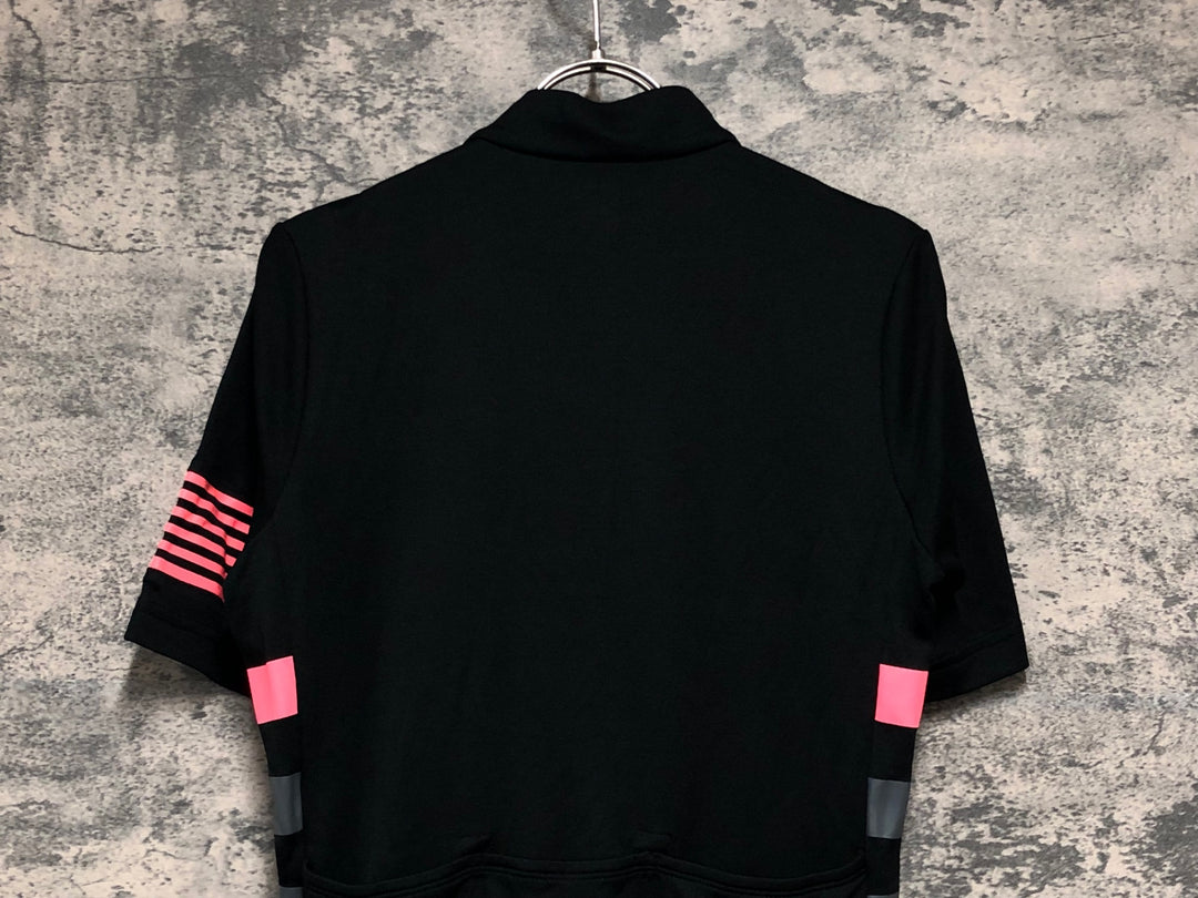 KH624 ラファ Rapha RCC CLASSIC JERSEY 半袖 サイクルジャージ 黒 S