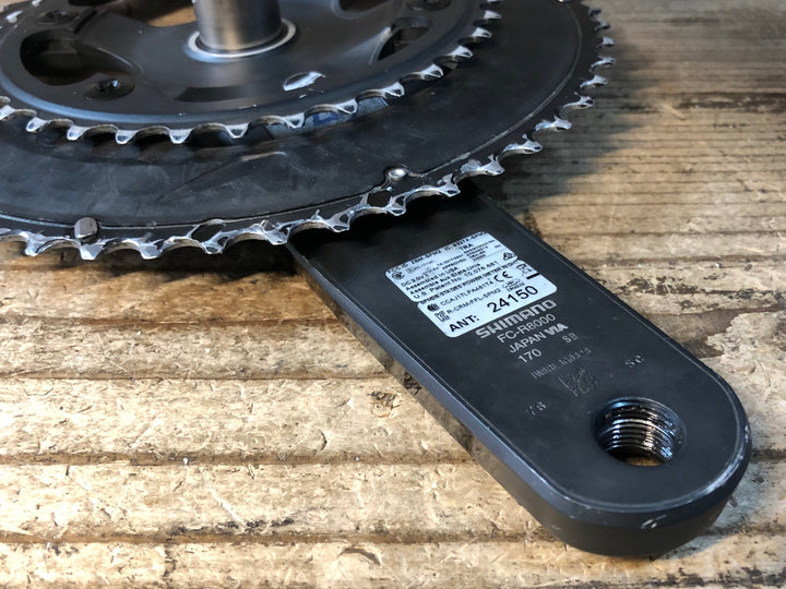JN039 シマノ SHIMANO アルテグラ ULTEGRA FC-R8000 STAGES 170mm 52/36T ※メーター部破損のためジャンク