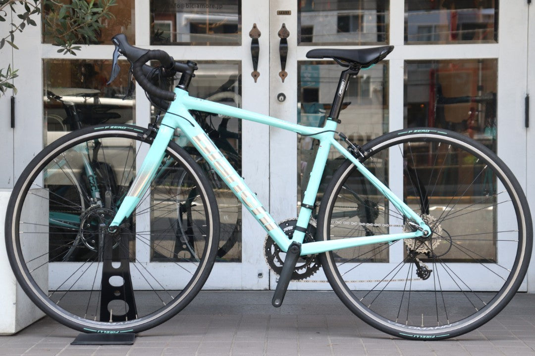 ビアンキ Bianchi ヴィア ニローネ VIA NIRONE7 2023モデル 47サイズ シマノ ソラ R3000MIX 9S アルミ ロードバイク 【横浜店】