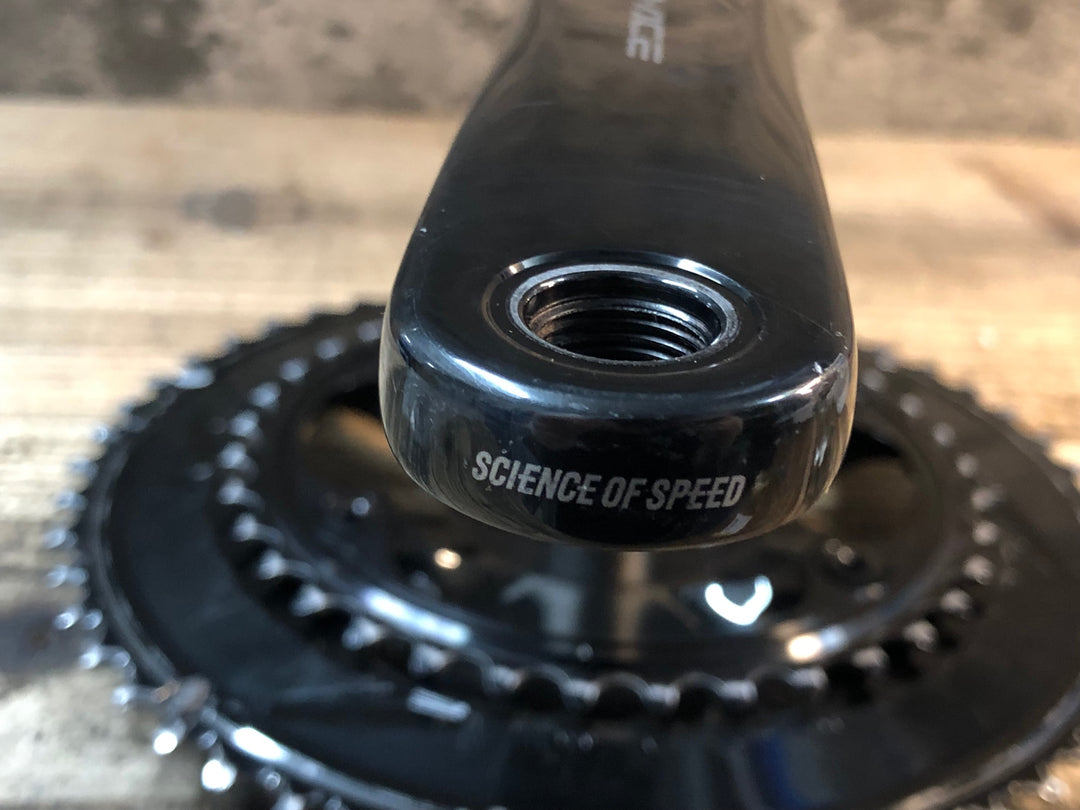 JG571 4iiii パワーメーター シマノ SHIMANO デュラエース DURA-ACE FC-R9200 52-36T 170mm 動作確認済 ※右パワーメーターに割れ欠けあり
