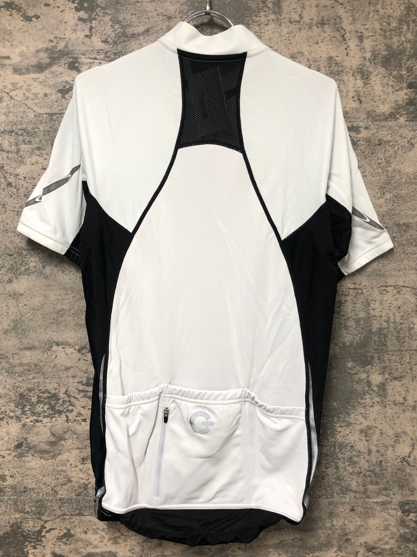 JU910 ゴールドウィン GOLDWiN 半袖 サイクルジャージ 白 XL ハーフ