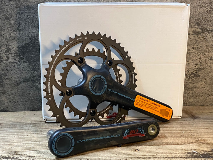 JR757 カンパニョーロ CAMPAGNOLO 80th CT TI Crankset クランクセット 172.5 34-50 FC13I80240C