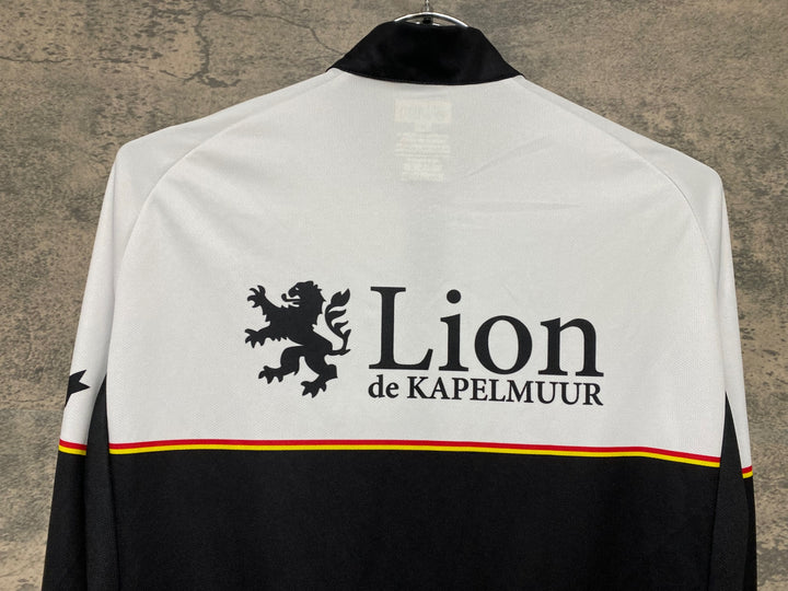 JG310 リオンドカペルミュール Lion de KAPELMUUR 長袖 サイクルジャージ 白 M
