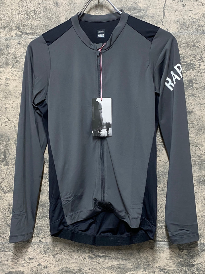 KP874 ラファ Rapha PRO TEAM LIGHTWEIGHT JERSEY 長袖 サイクルジャージ グレー M
