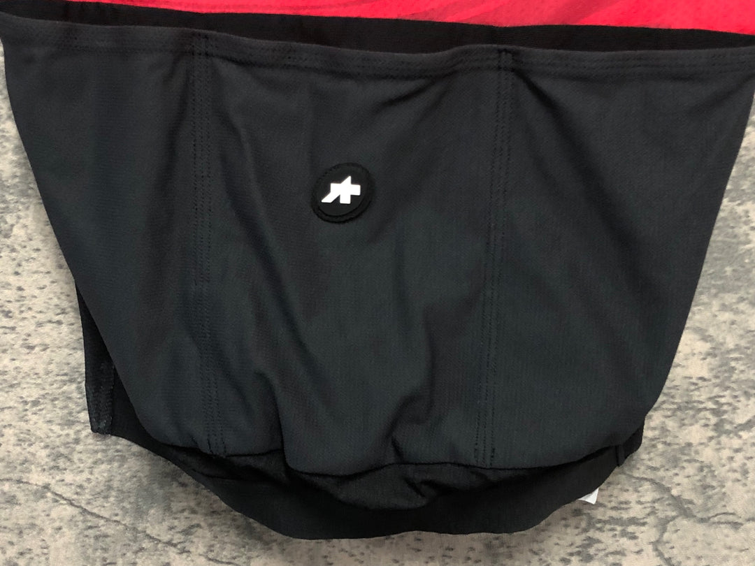 KL637 アソス ASSOS EQUIPE RS JERSEY S9 TARGA SPEED CLUB 2023 半袖 サイクルジャージ 赤 黒 XS