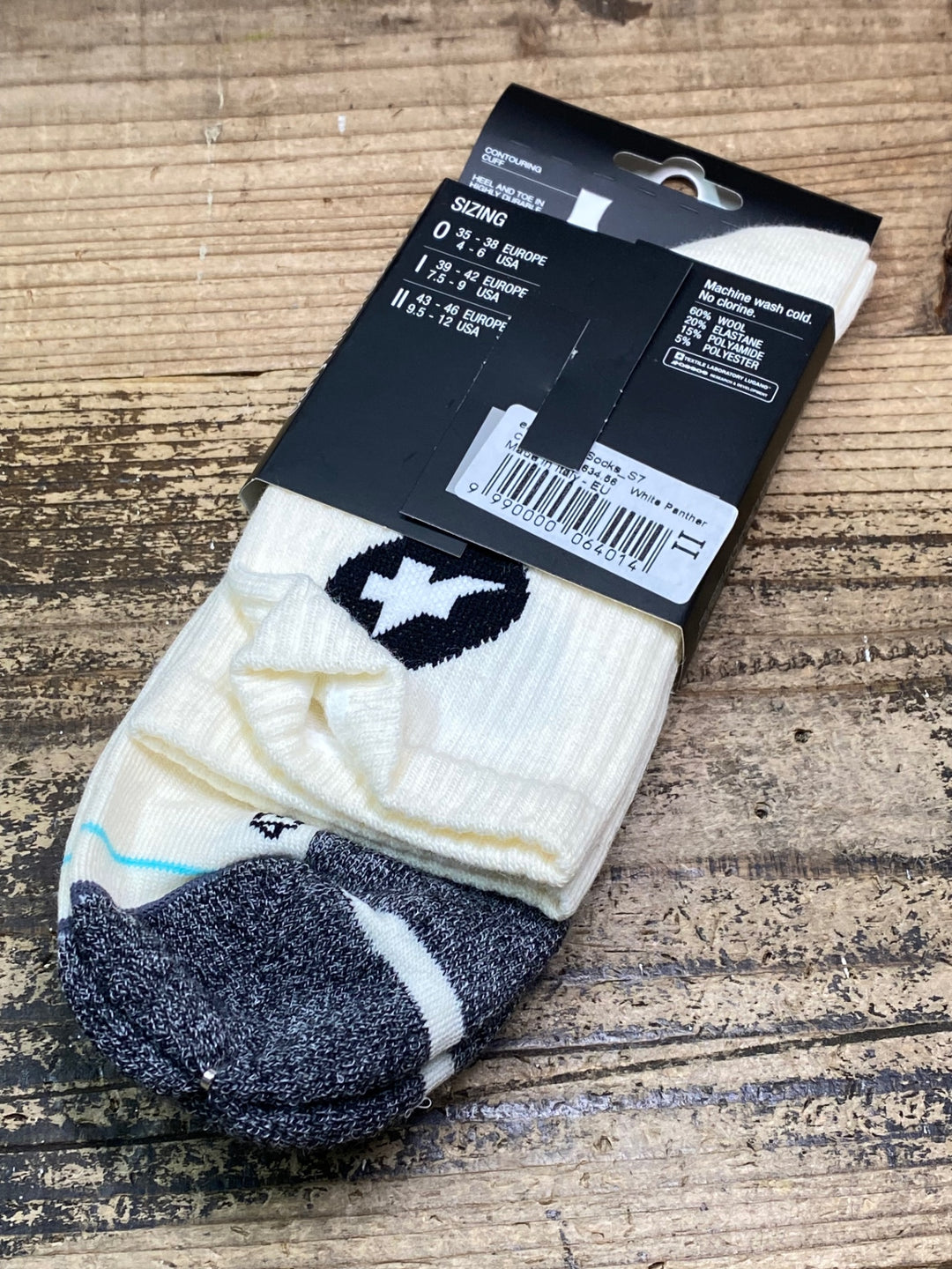 JQ170 アソス assos earlywinterSocks S7 サイクルソックス 白 2
