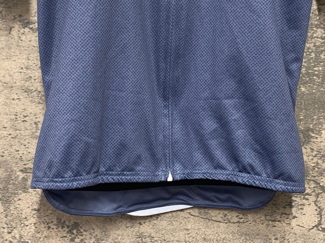 JX964 カステリ CASTELLI 半袖 サイクルジャージ 紺白  M
