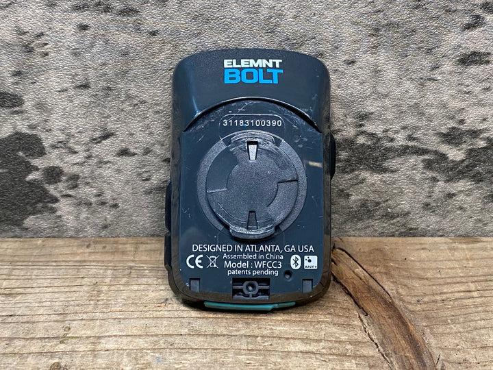 JO719 ワフー Wahoo エレメント ボルト ELEMENT BOLT WFCC3 サイクルコンピューター 起動確認済