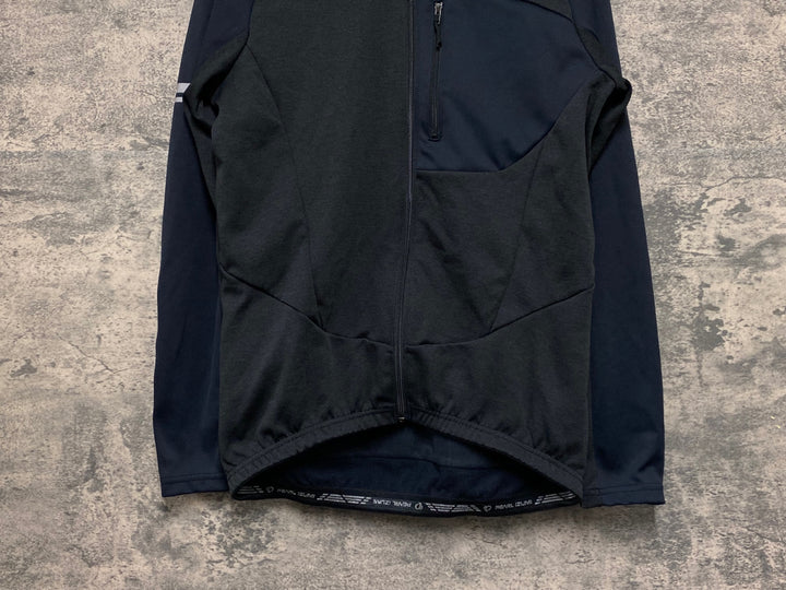 JU201 パールイズミ PEARL iZUMi 長袖 サイクルジャージ 裏起毛 M 黒グレー