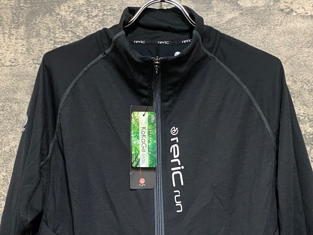KK287 レリック reric 長袖 サイクルジャージ 黒 M