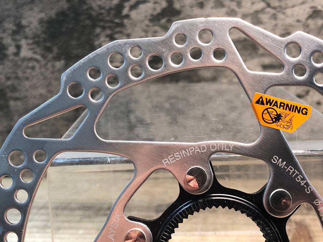 JN760 シマノ SHIMANO SM-RT54-S ディスクブレーキローター 前後セット Φ160/160