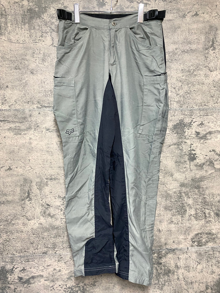 KE989 フォックス FOX ロングパンツ グレー 黒 S