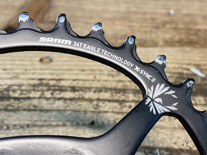 JH814 スラム SRAM X-SYNC2 チェーンリング 34T EAGLE TECHNOLOGY