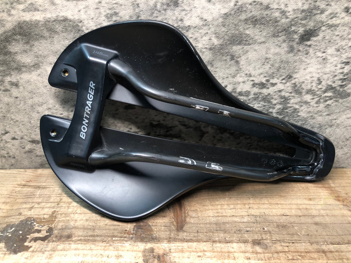 JI421 ボントレガー BONTRAGER AEOLUS PRO カーボンレール サドル 145mm ※クランプ痕あり