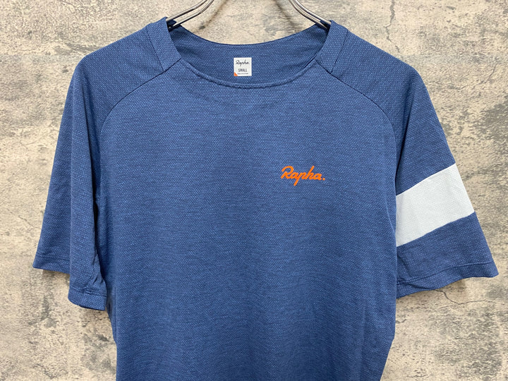 JZ456 ラファ RAPHA TRAIL TECNNICAL T-SHIRT 青 S