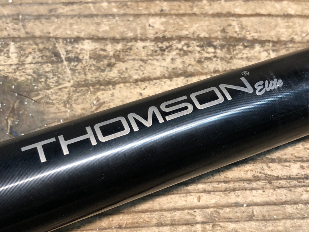 JG166 トムソン THOMSON Elite アルミ シートポスト 黒 Φ31.6 367mm SB0mm