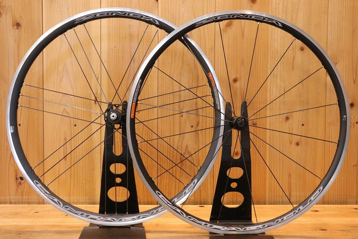 カンパニョーロ CAMPAGNOLO ゾンダ ZONDA アルミ クリンチャー ホイールセット シマノ 11S/12S 【芦屋店】