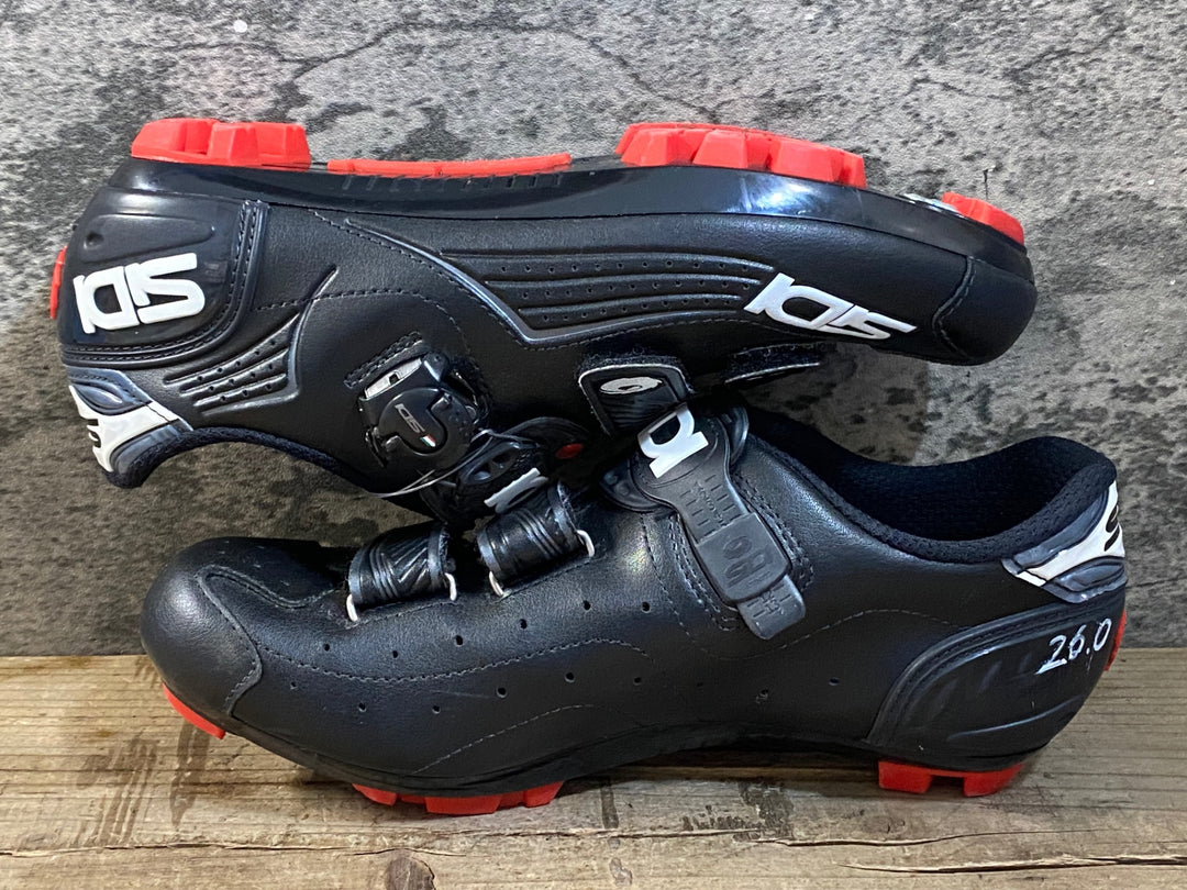 KG408 シディ SIDI TRACE MTB ビンディングシューズ 2穴 ブラック EU42 ※ペン字あり