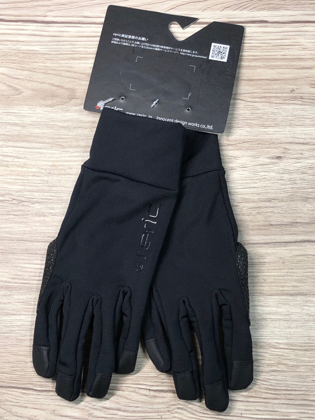 JF172 レリック reric Nereid Light Gloves 長指 グローブ 黒 L 裏起毛