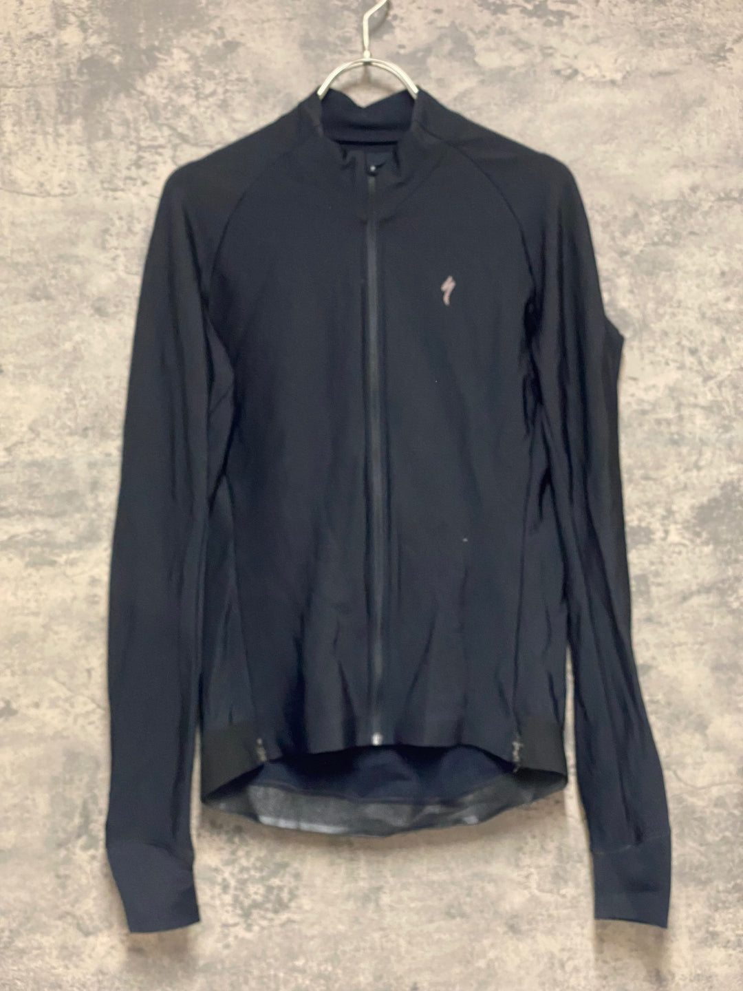 KA420 スペシャライズド SPECIALIZED EXPERT THERMAL JERSEY 長袖 サイクルジャージ 黒 L ※ゴムほつれ