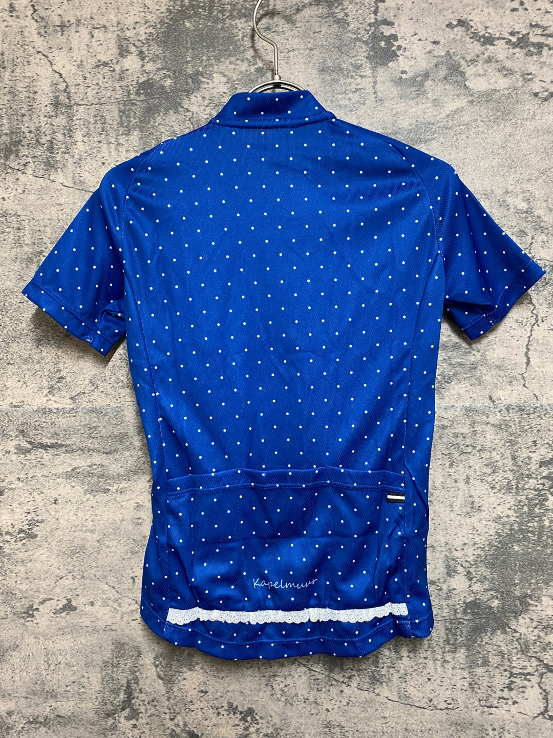 JO889 カペルミュール KAPELMUUR 半袖 サイクルジャージ ネイビー ドット 36 レディース