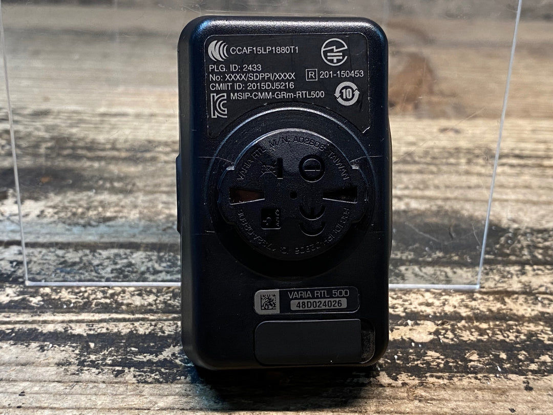 JF985 ガーミン GARMIN Varia RTL500 リアライト 黒 点灯確認済み