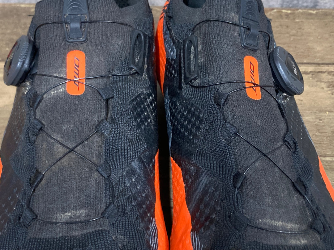 JY154 DMT KM1 ビンディングシューズ SPD 黒オレンジ EU42
