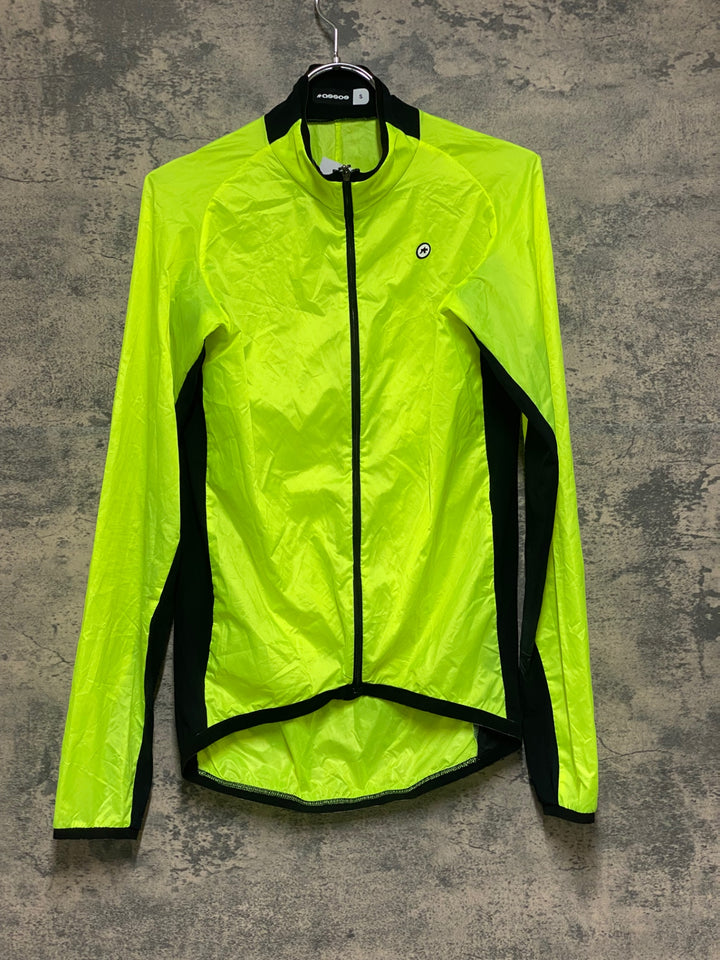 KP159 アソス ASSOS MILLE WIND JACKET C2 長袖 ウィンドブレーカー 黃 S