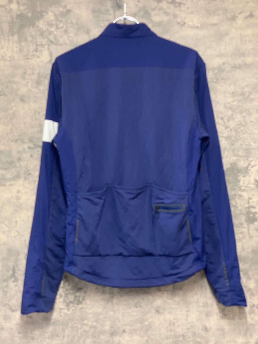 KR634 ラファ Rapha WINTER WINDBLOCK JERSEY 長袖 サイクルジャージ 紺 M