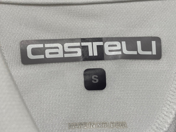 KG544 カステリ CASTELLI 長袖 サイクルジャージ 白 S 汚れあり