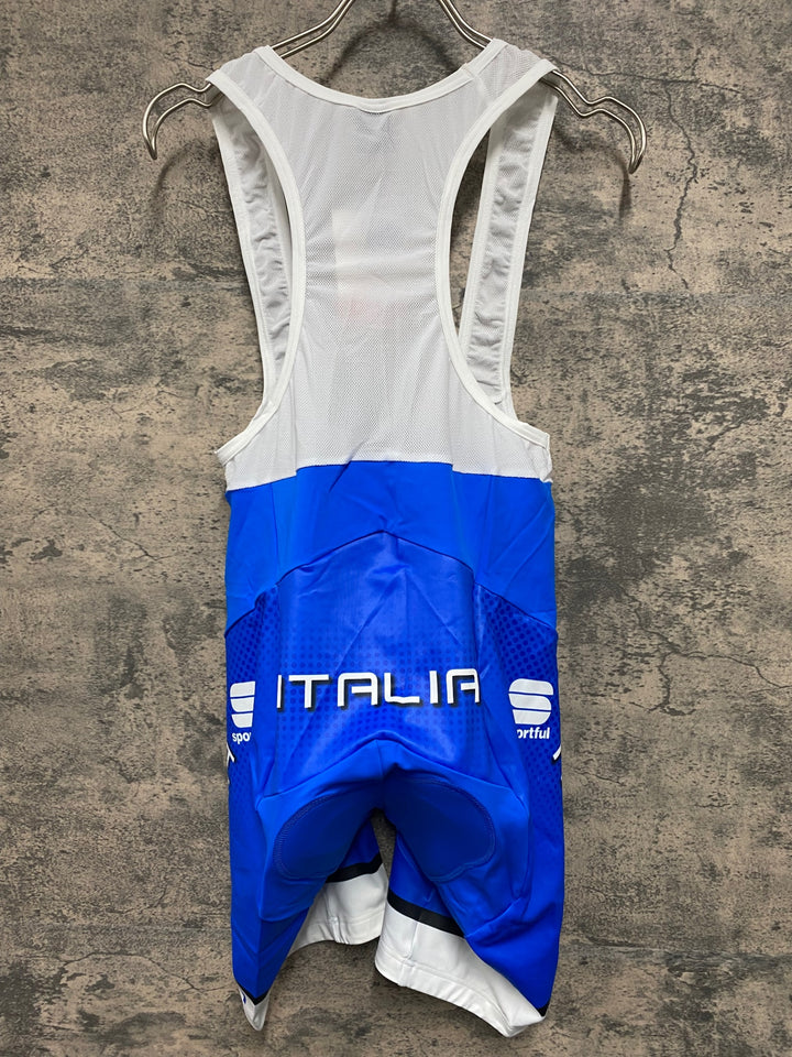 JV544 スポーツフル sportful ビブショーツ 青 L ITALIA Skoda