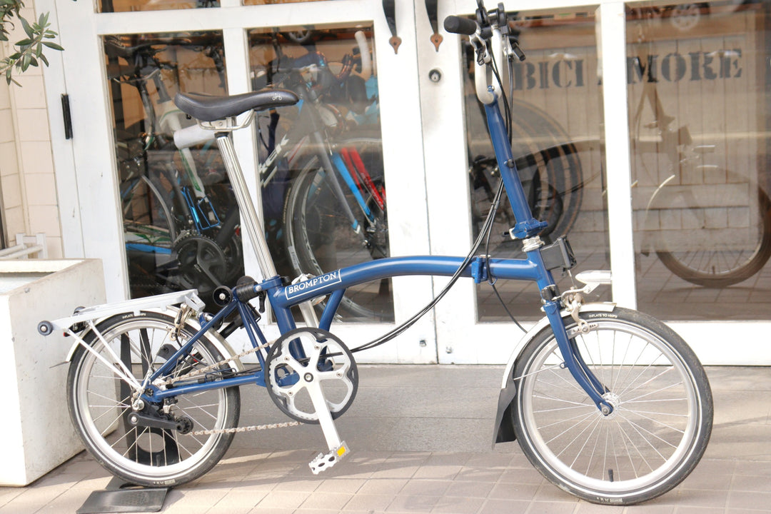 ブロンプトン BROMPTON M6R 2015モデル テンペストブルー ミニベロ 折り畳み 小径車 【横浜店】