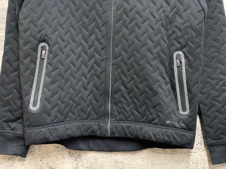 JN002 クラフト CRAFT 長袖 サイクルジャケット 黒 裏起毛 XS