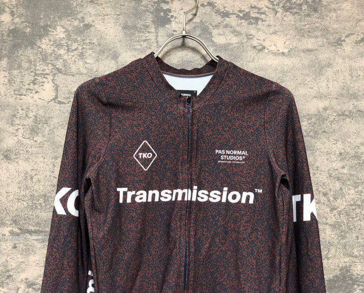 KK154 パスノーマルスタジオ PAS NORMAL STUDIOS MEN'S T.K.O MECHANISM LONG SLEEVE JERSEY TRANSMISSION 長袖 サイクルジャージ Sサイズ