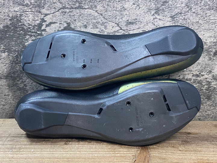 JX859 フィジーク fizik TEMPO OVERCURVE R4 IRIDESCENT ビンディングシューズ SPD-SL 緑 EU42 ※未使用