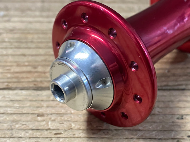KD395 クリスキング CHRIS KING R45 前後ハブセット シマノ11S 20H/24H OLD100×130mm 赤