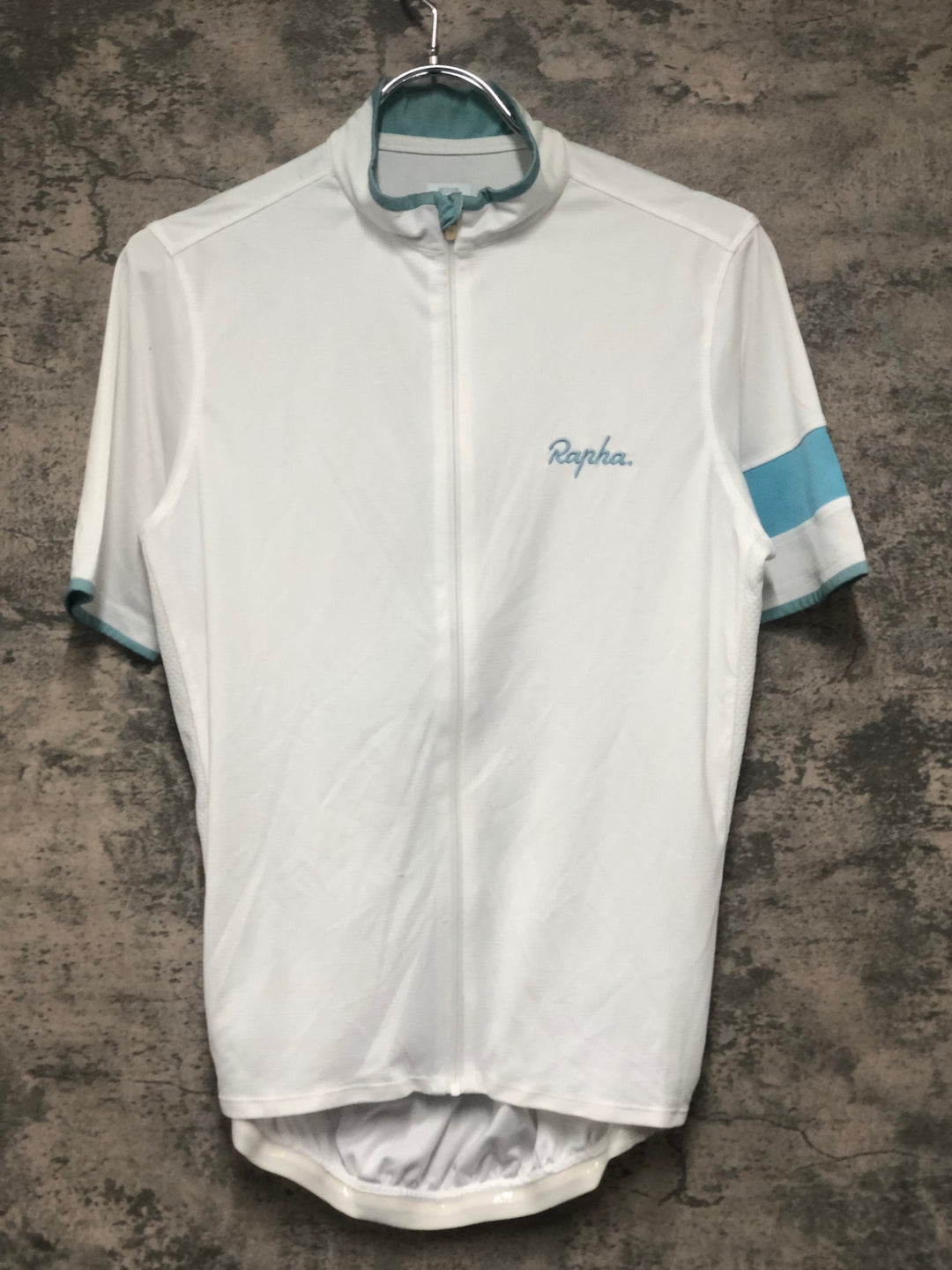 JU155 ラファ Rapha SUPER LIGHTWEIGHT JERSEY 半袖 サイクルジャージ 白 M