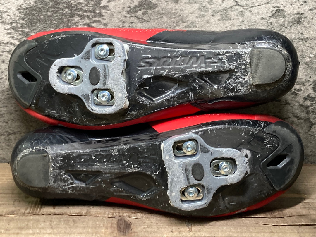 JP053 スペシャライズド SPECIALIZED S-WORKS ARES ビンディングシューズ BOA 3穴 赤 EU40