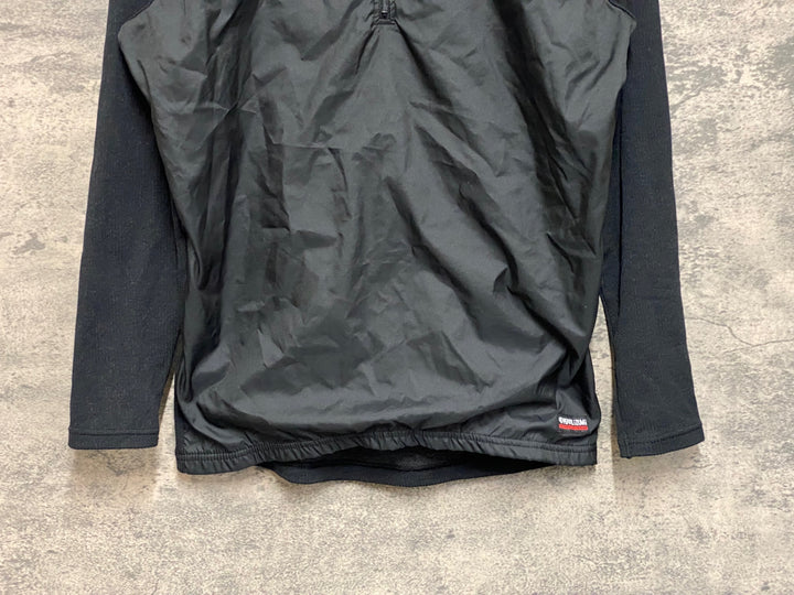 KC492 パールイズミ PEARL iZUMi 長袖 防風 ミドルレイヤー 黒 L 裏起毛