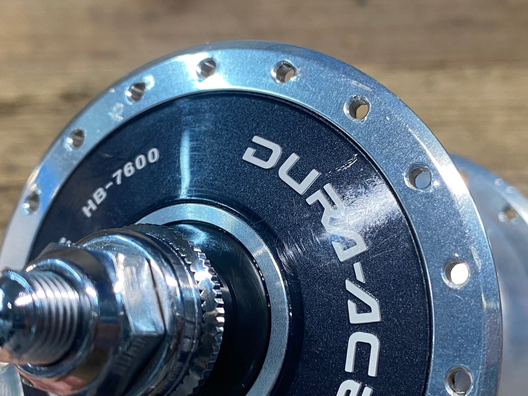 JJ263 シマノ SHIMANO デュラエース DURA-ACE HB-7600 前後ハブセット