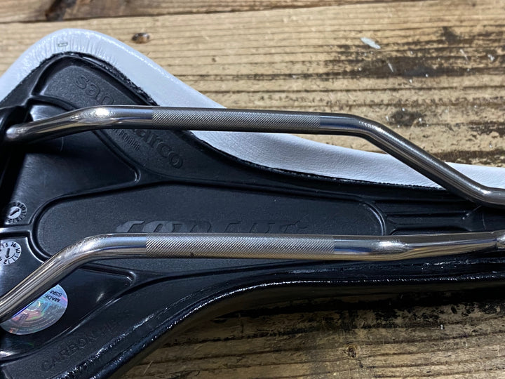 KO317 サンマルコ selle sanmarco concor RACING TEAM サドル 白 黒 134mm XSiLiTE