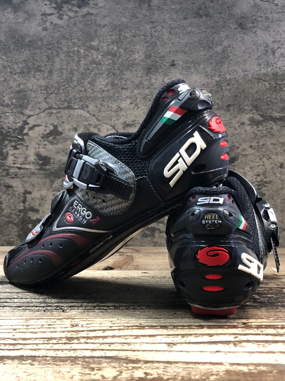 JP440 シディ SIDI ERGO4 CARBON ビンディングシューズ 黒 EU40 3穴
