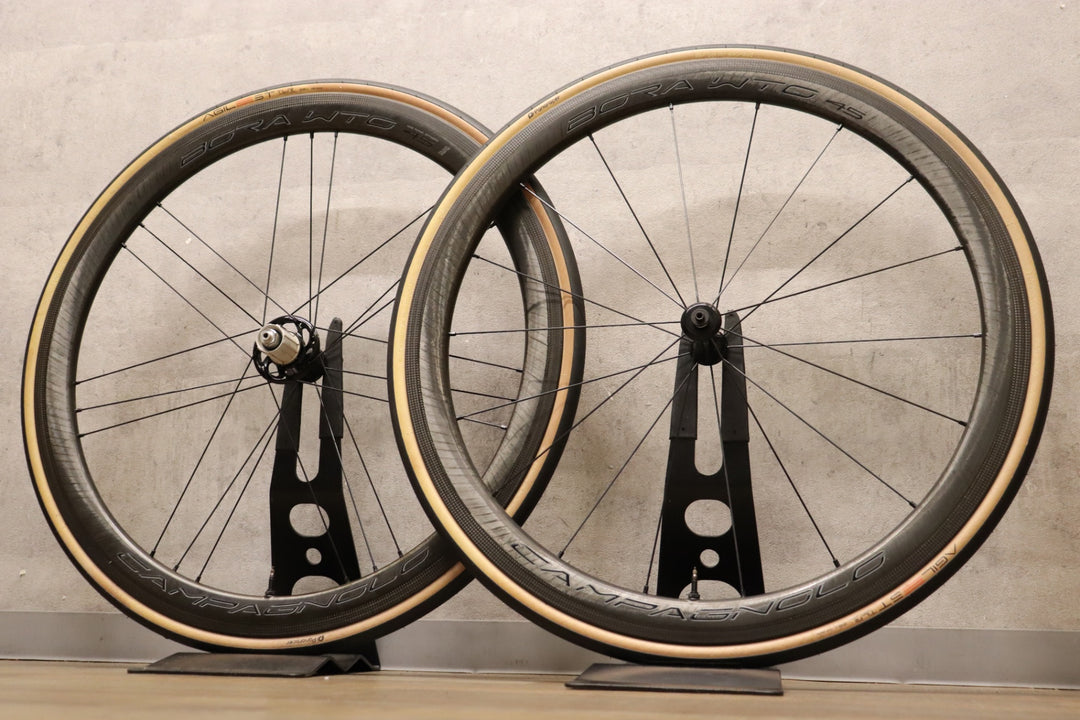 カンパニョーロ CAMPAGNOLO ボーラ BORA WTO 45 カーボン チューブレス ホイールセット シマノ 12/11S 19C 【さいたま浦和店】