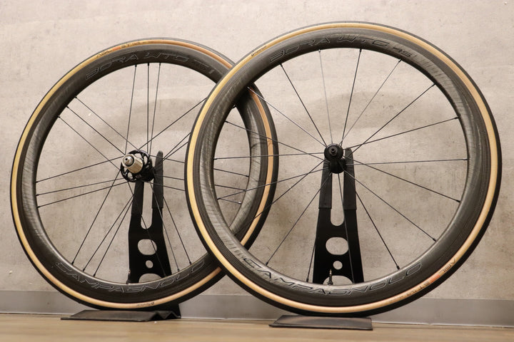 カンパニョーロ CAMPAGNOLO ボーラ BORA WTO 45 カーボン チューブレス ホイールセット シマノ 12/11S 19C 【さいたま浦和店】